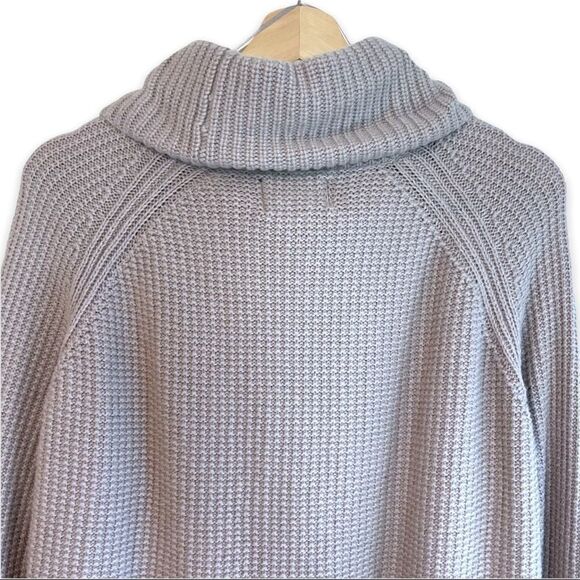 Cynthia Rowley Waffle Knit Tube Neck Alpaca Blend Sweater - Picture 6 of 8